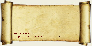 Sara Pejaković vizit kartica